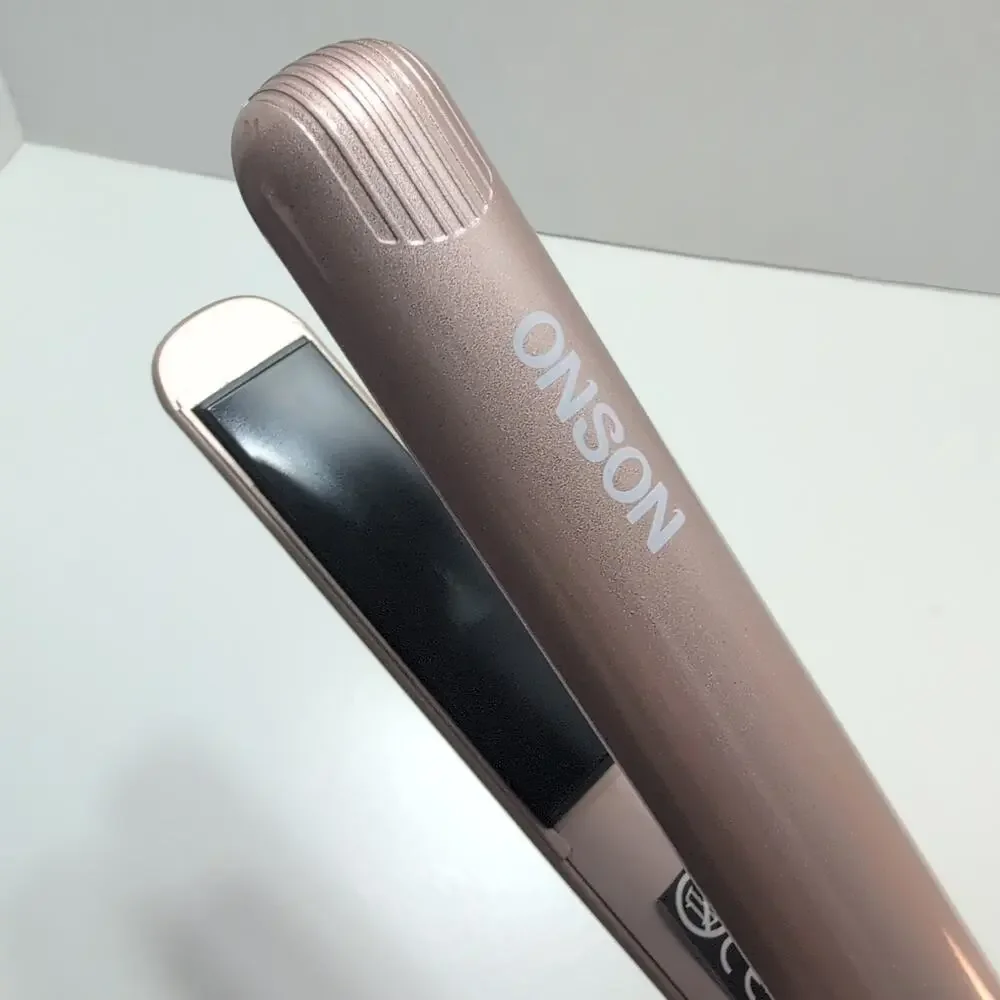 Onson Professional Ceramic Tourmeline Flat Iron Hair *Tested